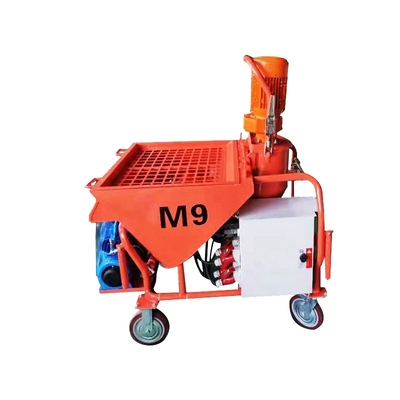 Maximaal verticaal transportbereik 15M Mini gipsverwerker Automatische mortel spuitmachine