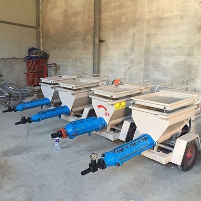 Makkelijk onderhoud 1000m2 per 8 uur Multifunctionele Plunger Mortar Cement Plaster Sproeiingsmachine