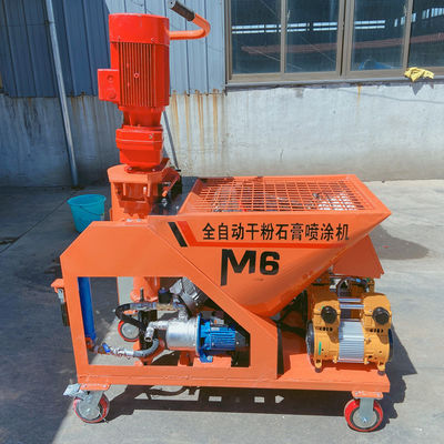 Toepasselijke materialen Gips M6 mortel spuitmachine voor het sproeien van putty in wandbeton