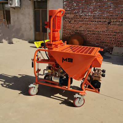 Toepasselijke materialen Gips M6 mortel spuitmachine voor het sproeien van putty in wandbeton