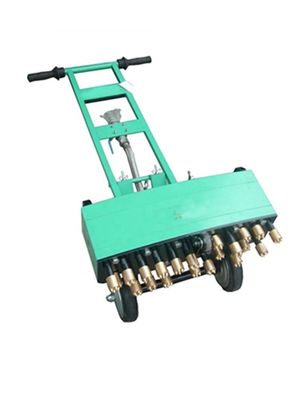 Lichte pneumatische 7-kop ruwmachine voor betonnen stoeprand