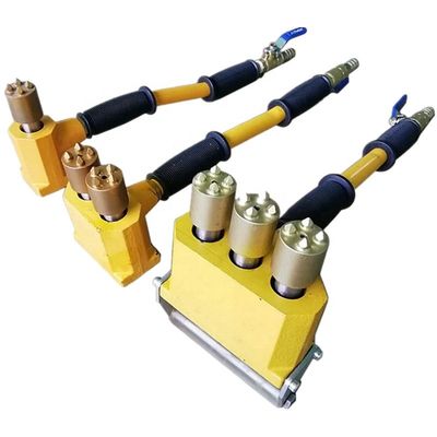 Draagbare pneumatische 1/3-kop Scabbler-wolkisselmachine voor het voorbereiden van oppervlakken