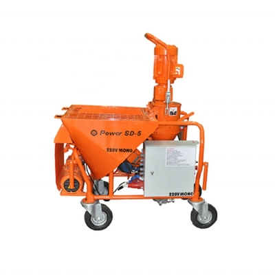 1350*720*1550mm Automatische gips-gipsstation Mortier spuitmachine voor veelzijdige
