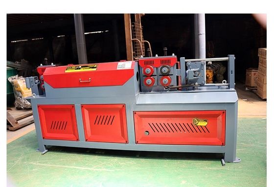 Geel 2-6 mm staalstaaf rechtmaker en snijmachine voor bouwmaterialen winkels met materialen