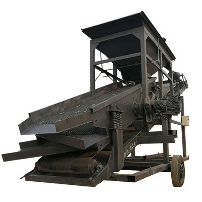 Geavanceerd dubbellagig trillingsscherm voor het screenen van erts en zand 11m*2,2m*3,7m Grootte