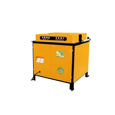 Elektrische stalen constructiepoetsmachine met en rolconveyor blaasontwerp