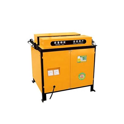 Elektrische stalen constructiepoetsmachine met en rolconveyor blaasontwerp