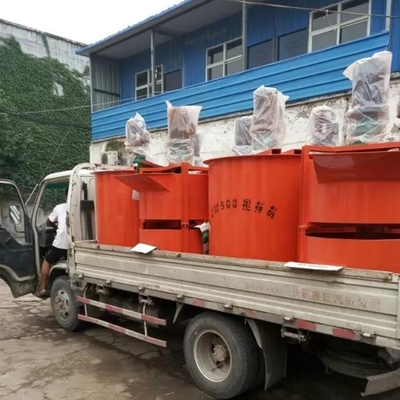 Draagbare dubbelvatbetonmixer voor bouwwerkzaamheden Productiviteit 6-10m3/h