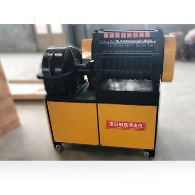 Motorsnelheid van 1440 r/min Vervormd schrootstaaf rechtmachine voor schroot staalstaaf