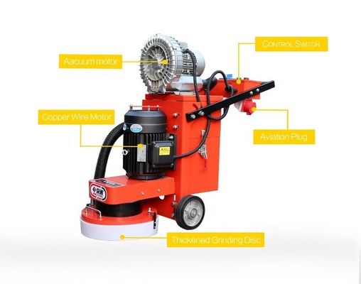 Unieke verkooppunten 380v Betonpoetsmachine voor het polijsten van beton