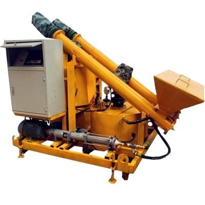 Gipsmachine voor gipsverwerking Gipspoedermachine Diesel mobiele betonpomptruck met mixer 2500 kg