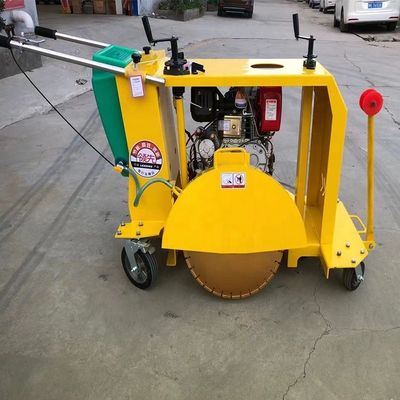 Handpush Gasoline Ronde Manhole Cover Snijmachine met 3600RPM Rotary Speed