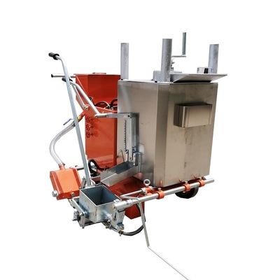 Hoog werkend rendement handgedreven wegmarkeringsmachine voor thermoplastische coating