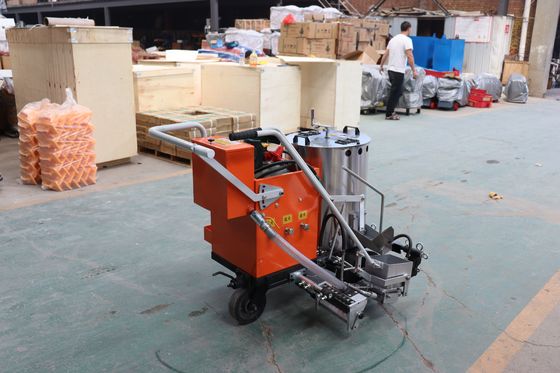 Hoog werkend rendement handgedreven wegmarkeringsmachine voor thermoplastische coating