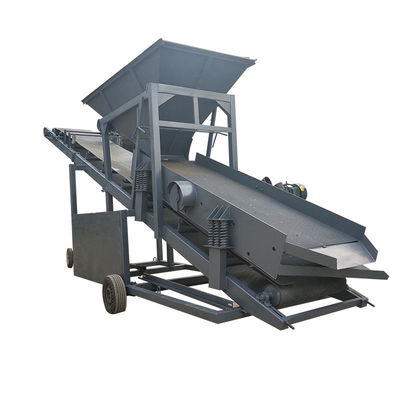 Spanning 380 Drum Screen Sand Crusher en Screening Machine voor 1800 KG Soil Screening