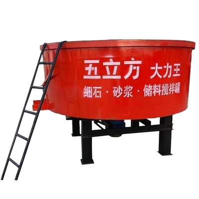 Multifunktioneel draagbaar cementmortelpan-mixer voor 3-8m3 capaciteit en klantbehoeften