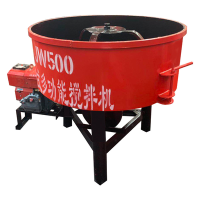 380V Rotatiesnelheid 8 r/min Multifunctionele cementmortelpan mobiele betonmixer