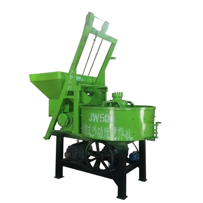 380V Rotatiesnelheid 8 r/min Multifunctionele cementmortelpan mobiele betonmixer