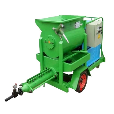 Eenvoudige onderhoud Grote deeltjes Beton mobiele mixer met Beton pomp Grout pomp