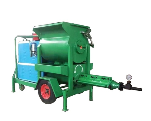 Eenvoudige onderhoud Grote deeltjes Beton mobiele mixer met Beton pomp Grout pomp