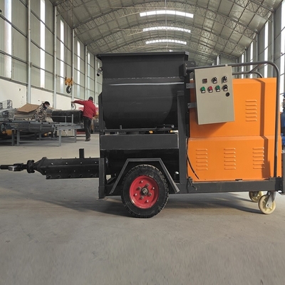 Eenvoudige onderhoud Grote deeltjes Beton mobiele mixer met Beton pomp Grout pomp