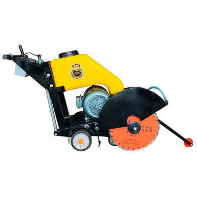 Makkelijke bediening Motor vloer snijmachine voor het snijden van de weg Snijdiepte 120 mm-400 mm