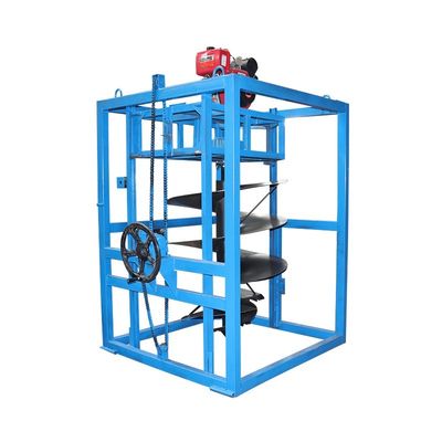 Benzinemotor Ground Hole Tree Planting Post Hole Digger Met 20-50cm Auger Drill Diameter