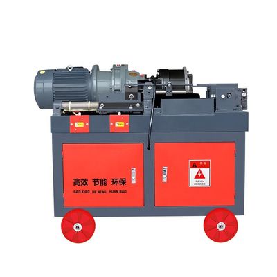 Straight Thread Rolling Machine voor gemakkelijke bediening 4.0KW Rebar Head Threading Machine