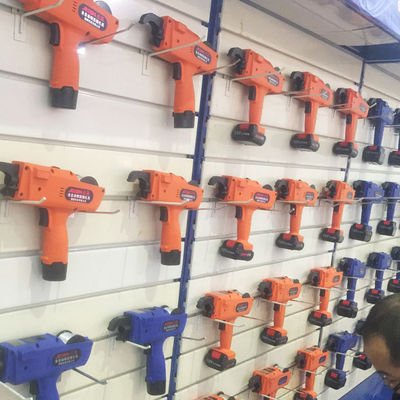 Gereedschap voor het vastmaken van de balk 6-60 mm Automatisch bandpistool met 2 oplaadbare batterijen 2000mAh 21V