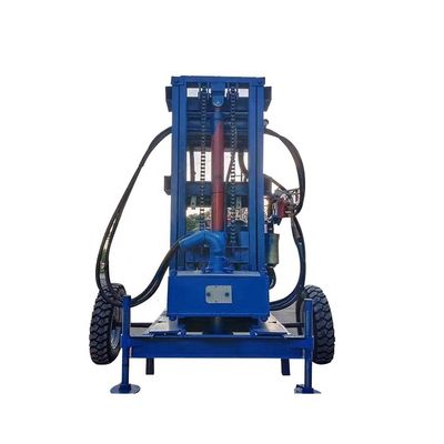 High Speed Draagbare 180 Crawler Type Truck Water Well Drilling Rig met onderdelen
