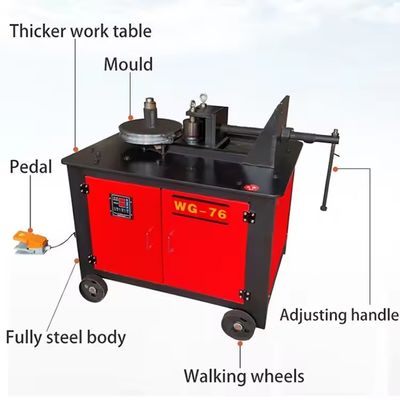 Zware buisbuigmachine WG38 CNC elektrische vierkantbuisbuiger met lange levensduur