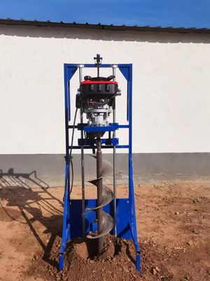 Bomenplanten Hand Post Hole Digger met een snelheid van 170-220 r/min en een gewicht van 45 kg