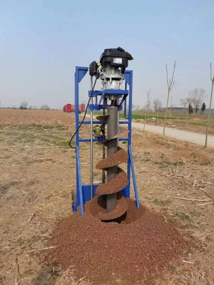 Bomenplanten Hand Post Hole Digger met een snelheid van 170-220 r/min en een gewicht van 45 kg
