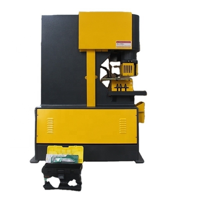 90 kN lange levensduur Hydraulische pons- en scheermachine voor mechanische stalen platen