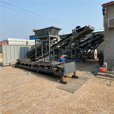 Vibratiemachine Buitenaardse voedingstrommelgrens voor het scheiden van zand en grind 1800 kg