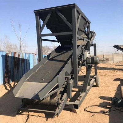 Drielagig trillingsscherm met externe trommel voor zandscherming in 11m*2,2m*3,7m