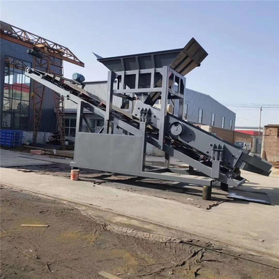 Drielagig trillingsscherm met externe trommel voor zandscherming in 11m*2,2m*3,7m