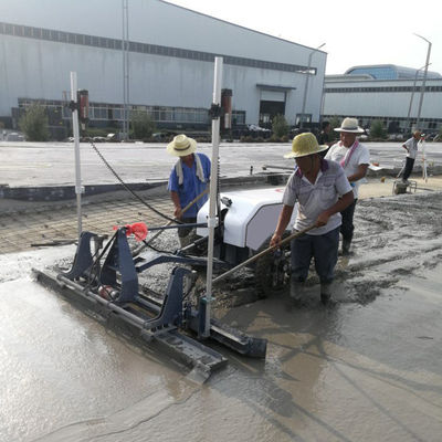 2500/3000mm Plaatbreedte Vibratory Floor Paving 4 Wheel Laser Screed Nivelling Machine