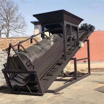 Efficiënte bodemscreening met mobiele zandschermmachine