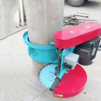 Draagbare klempellenmaaier 1050*500*400mm Elektriciteitsbron voor het snijden van cementpalen