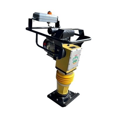 Blauwe benzine kracht aarde zand bodem Wacker Impact Jumping Jack Compactor Tamper Vibrating Tamper Rammer