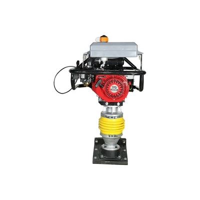 Blauwe benzine kracht aarde zand bodem Wacker Impact Jumping Jack Compactor Tamper Vibrating Tamper Rammer
