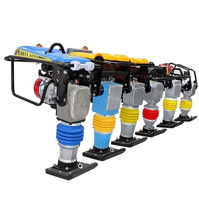 Op maat gemaakte 90kg Plate Compactor Strong Vibrating Tamping Rammer met GX160/Robin Gasoline