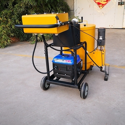 Gepersonaliseerde kleur hand push koud sproeien weglijn markering machine met gaslijn motor