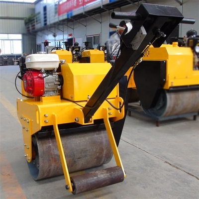 Achter een dubbeltrommel vibreerende dieselmotor Small Compaction Roller Compactor Hand Compact