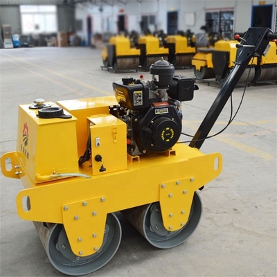 Walk Behind Road Roller 600kg met CHANGFA motor en 20KN*2 opwindende kracht