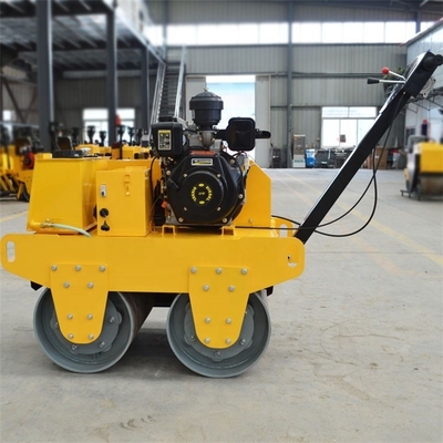 600 kg Dieselmotor Vibratory Road Roller voor asfaltvloer in 1350*850*1250 mm