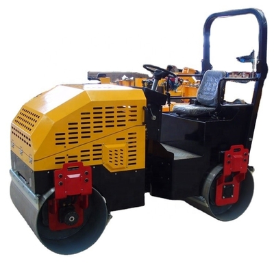 Doppeltrommelroller handwegrolcompactor voor kleine wegspanden