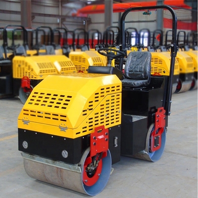 Doppeltrommelroller handwegrolcompactor voor kleine wegspanden